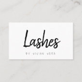 Uw volgende benoeming | Herinnering | Lashes Afsprakenkaartje (Achterkant)