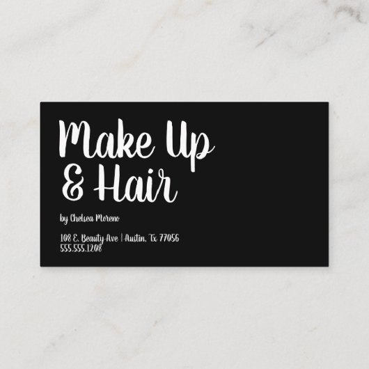 Uw volgende benoeming - Herinnering - zwart - Afsprakenkaartje (Achterkant)