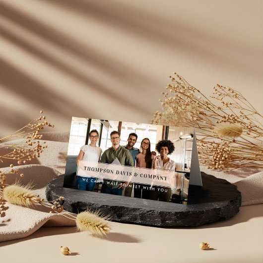 Uw volgende benoeming Moderne Professionele Foto Afsprakenkaart