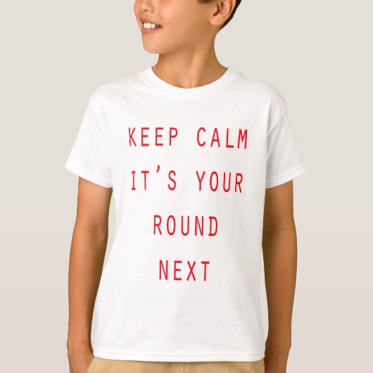 uw volgende ronde t-shirt (Voorkant)