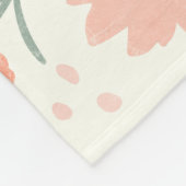 Uw vrede komt van binnenuit - inspirerend citaat fleece deken (Hoek)