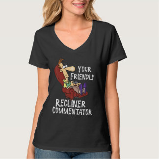 Uw vriendschappelijke recliner Commentator 1 T-shirt