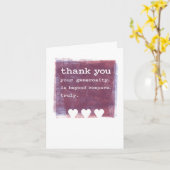 Uw vrijgevigheid is niet te vergelijken. Dank je Kaart (Gele Bloem)