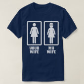Uw Vrouw Mijn Lasser Vrouw Trotse Lasser T Shirten T-shirt (Design voorkant)