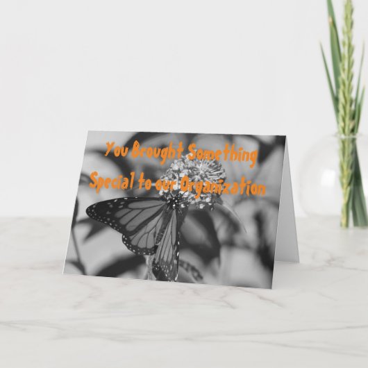 Uw waardevolle non-profit vrijwilligersperspectief kaart (Voorkant)