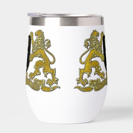 Uw wapenschild monogram en kleur (Rechts)