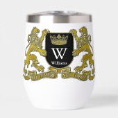 Uw wapenschild monogram en kleur (Voorkant)