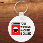 Uw wasmachine belt sleutelhanger (Voorkant)