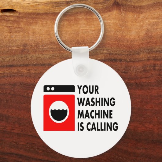 Uw wasmachine belt sleutelhanger (Voorkant)