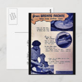Uw wasmachine briefkaart (Voorkant / Achterkant)