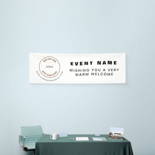 Uw website Business Event Welkom Spandoek (Beurs)