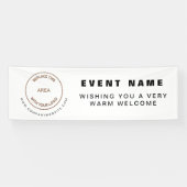 Uw website Business Event Welkom Spandoek (Horizontaal)