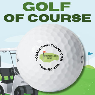 Uw website voor de bevordering van Logo Custom Com Golfballen