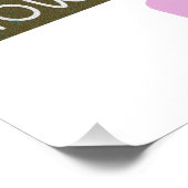 "Uw weg naar de oplossing" Schattige ontwerp. Best Perfect Poster (Hoek)