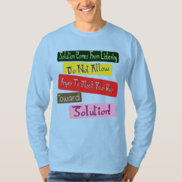 "Uw weg naar de oplossing" Schattige ontwerp. Best T-shirt