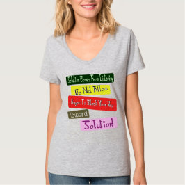 "Uw weg naar de oplossing" Schattige ontwerp. Best T-shirt