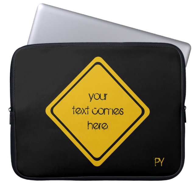 uw wegteken laptop sleeve (Voorkant)