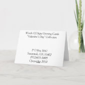 Uw wens feestdagen kaart (Achterkant)