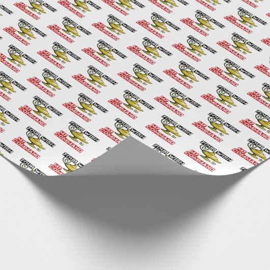 Uw wens is mijn ontwerp van de lamp van het Bevel  Cadeaupapier (Hoek)