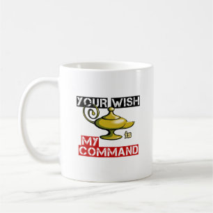 Uw wens is mijn ontwerp van de lamp van het Bevel  Koffiemok