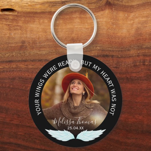 Uw wensen waren klaar | Foto Memorial Sleutelhanger (Voorkant)