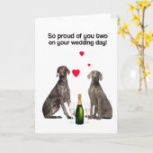 Uw Wenskaart van het Huwelijk van de Dag (GSP & Kaart (Gele Bloem)