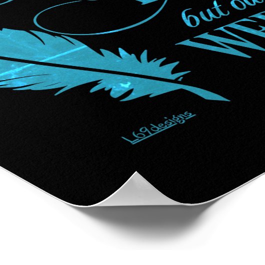 UW WINGEN WAREN KLAAR, MAAR ONZE HARTEN WAREN NIET POSTER (Hoek)