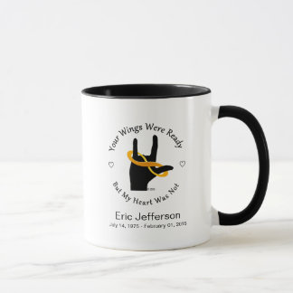 Uw Wings waren klaar 11oz ringed koffie Mok