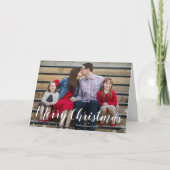 Uw wintergroet-feestdag fotokaart feestdagen kaart (Voorkant)