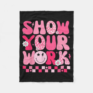 Uw Wiskunde Teacher Test Dag Motivatie Testi Fleece Deken