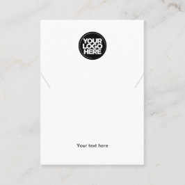 Uw witte Ketting voor zakelijk Logo Visitekaartje