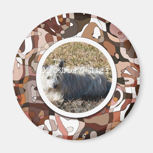 UW Wonder Dog aangepaste foto Magneet (Voorkant)