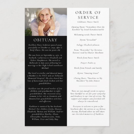 Uw woningen waren klaar voor de servicefoto programmakaart (Achterkant)