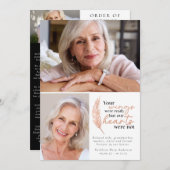 Uw woningen waren klaar voor de servicefoto programmakaart (Voorkant / Achterkant)