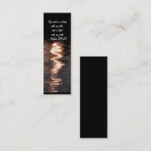 Uw woord is een Lamp..-Bladwijzer Mini Visitekaartje (Voorkant / Achterkant)