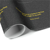Uw woord is een lamp cadeaupapier (Rol Hoek)
