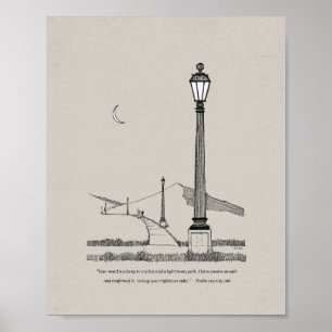 Uw Woord is een lamp voor mijn voeten, licht voor  Poster