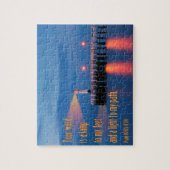 Uw woord is een lichte psalm 119:105 Bijbelversie Legpuzzel (Verticaal)