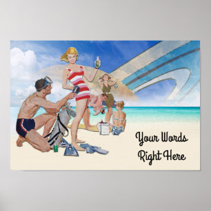 Uw woorden op dit Interplanetaire Poster van de Be