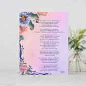 Uw Word Poetry/Writing-papier op maat (Staand voorkant)