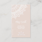 Uw Yoga-services promoten Visitekaartje (Voorkant)