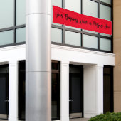 Uw zakelijke banner (Buitenkant Gebouw)