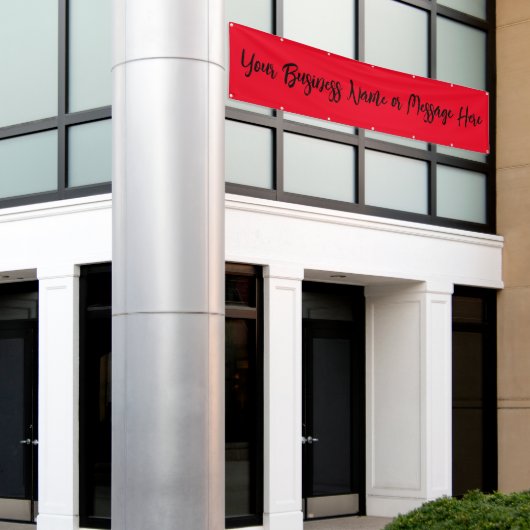 Uw zakelijke banner (Buitenkant Gebouw)