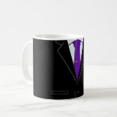 Uw zakelijke koffie Mok met aangepaste naam tekst (Voorkant links)