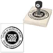 Uw Zakelijke Logo Aangepast Groot Rubberstempel (Gestempeld)