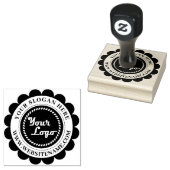 Uw Zakelijke Logo Aangepast Rubberstempel (Gestempeld)