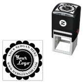 Uw Zakelijke Logo Aangepast Zelfinktende Stempel (In situ)