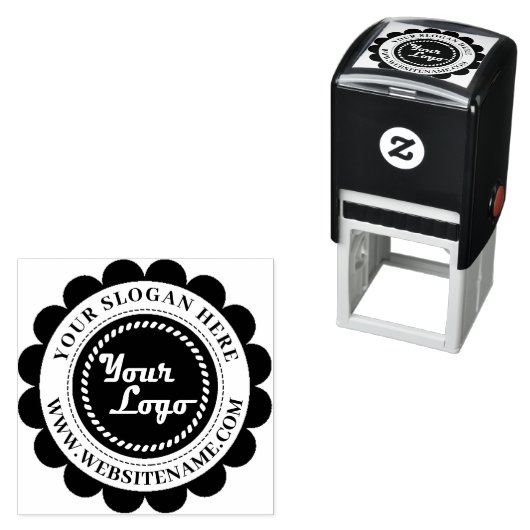 Uw Zakelijke Logo Aangepast Zelfinktende Stempel (In situ)