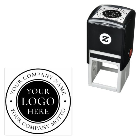 Uw zakelijke Logo! Creëer Uw eigen Aangepast Zelfinktende Stempel (In situ)