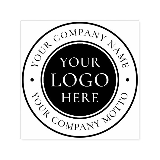 Uw zakelijke Logo! Creëer Uw eigen Aangepast Zelfinktende Stempel (Design)